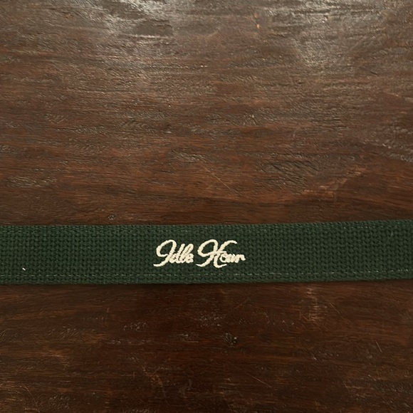 Belt. Hand stitched. Idle Hour. 1912. GA. Made by YRI. American Made! 40”. - Picture 2 of 6